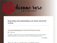 Tablet Screenshot of diannerowe.com